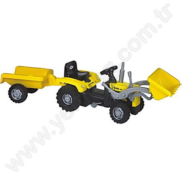 Yellow Trailer Tractor