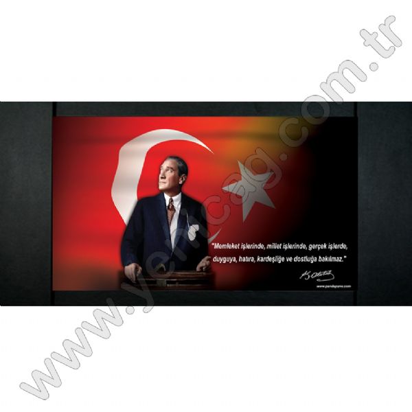 Dijital Atatürk Portresi 100x200 Cm